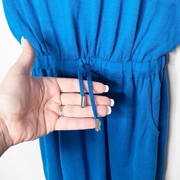 A/X Armani Exchange Blue Knit Layered Mini Dress Sz XS - Picture 4 of 7